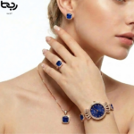 5Pcs Women's Luxury Watch Jewelry Set - Water Resistant Quartz Watch For Girls. - Image 6