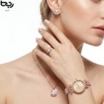 5Pcs Women’s Luxury Watch Jewelry Set – Water Resistant Quartz Watch For Girls. - Image 8