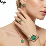 5Pcs Women’s Luxury Watch Jewelry Set – Water Resistant Quartz Watch For Girls. - Image 9