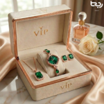 4Pcs Women’s Luxury Watch Jewelry Set – Water Resistant Quartz Watch For Girls. - Image 3