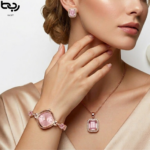 4Pcs Women’s Luxury Watch Jewelry Set – Water Resistant Quartz Watch For Girls. - Image 11