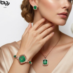 4Pcs Women’s Luxury Watch Jewelry Set – Water Resistant Quartz Watch For Girls. - Image 12