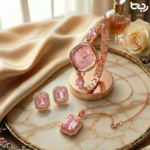 4Pcs Women’s Luxury Watch Jewelry Set – Water Resistant Quartz Watch For Girls. - Image 6