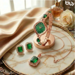 4Pcs Women’s Luxury Watch Jewelry Set – Water Resistant Quartz Watch For Girls. - Image 7