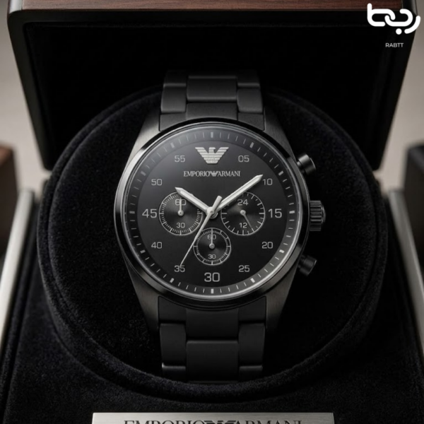 Emporio Armani Renato Chronograph All-Black Women's Watch